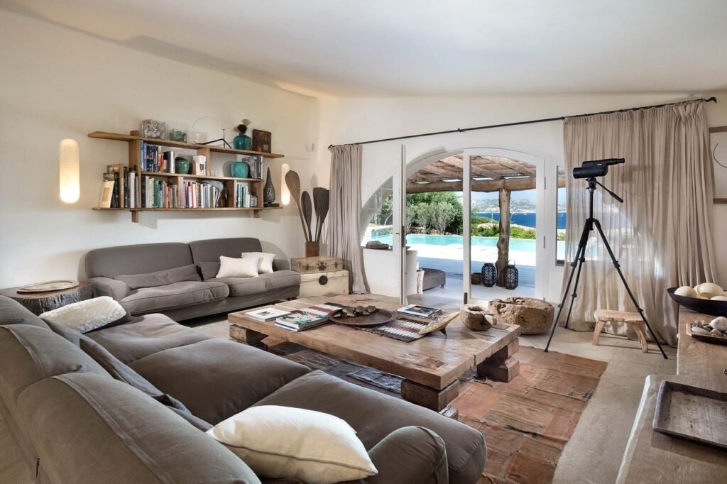 living room, loft, sardinia